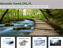 Tablet Screenshot of narodcpa.com